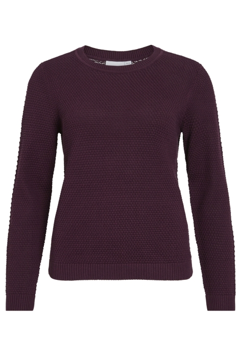 Vila vidalo o-neck l/s knit top- noos